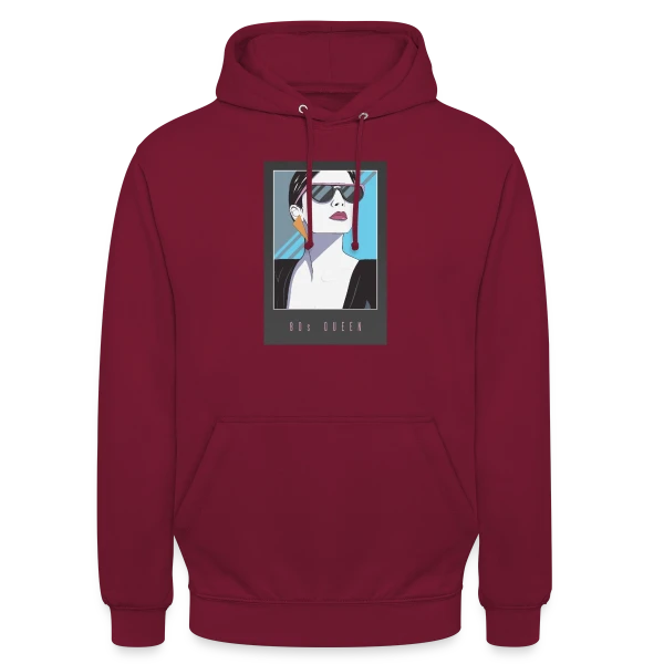 Reine des Années 80 sur Sweat-shirt à capuche unisexe