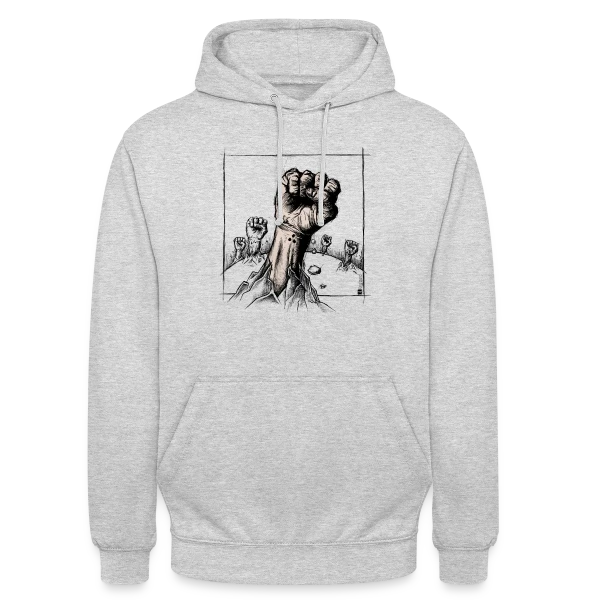 Punk's Not Dead : Mort-Vivant Rebelle sur Sweat-shirt à capuche unisexe