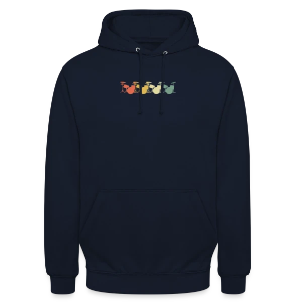 Batterie Rétro 70s sur Sweat-shirt à capuche unisexe