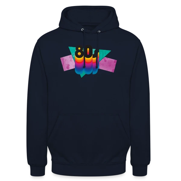 Esprit Années 80 Rétro sur Sweat-shirt à capuche unisexe