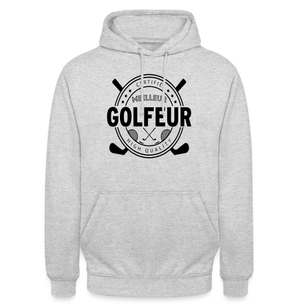 Le Super Golfeur - Cadeau Idéal Passion Golf sur Sweat-shirt à capuche unisexe