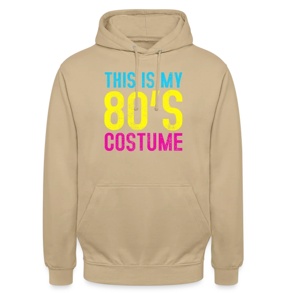 Mon Costume Années 80 sur Sweat-shirt à capuche unisexe
