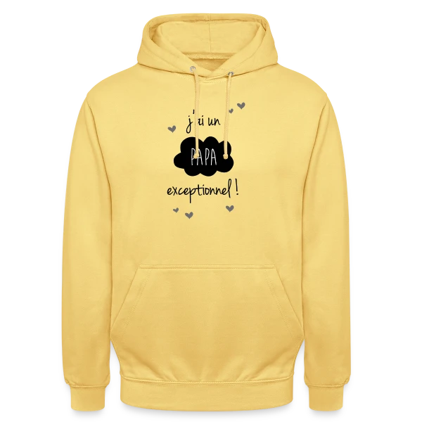 Mon Papa Exceptionnel - Fierté Filiale sur Sweat-shirt à capuche unisexe