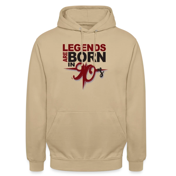 Légendes Nées Années 90 sur Sweat-shirt à capuche unisexe