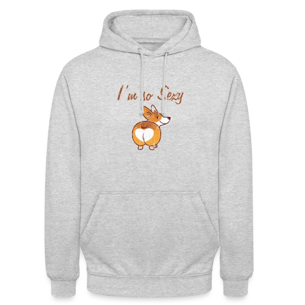 Corgi Sexy Coquin sur Sweat-shirt à capuche unisexe