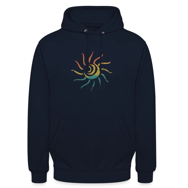 Soleil d'Été Tropical sur Sweat-shirt à capuche unisexe
