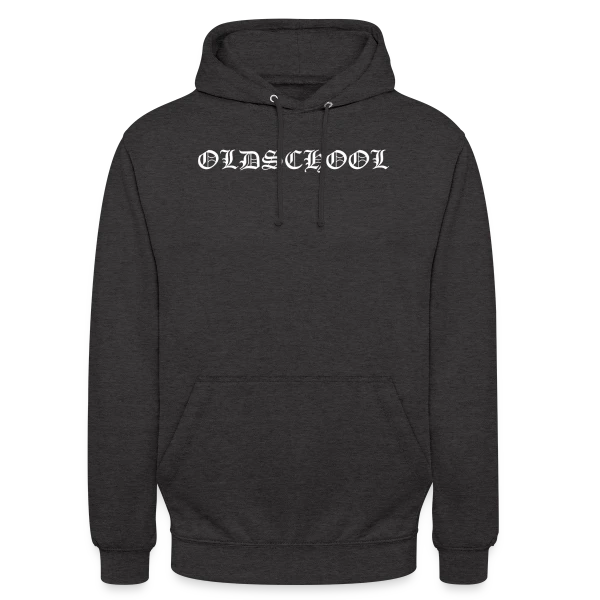 Inscription Oldschool Simple sur Sweat-shirt à capuche unisexe