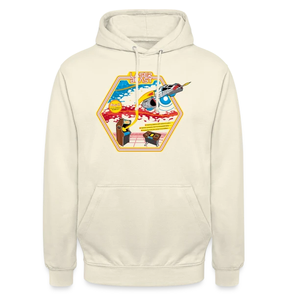 Explosion Laser : Design Lumineux sur Sweat-shirt à capuche unisexe