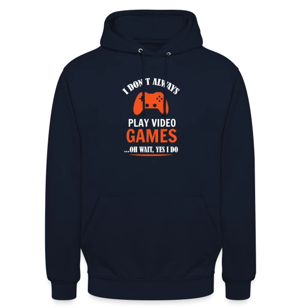 Manette Gaming sur Sweat-shirt à capuche unisexe