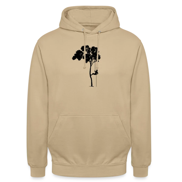 Passion Grimpeur d'Arbre & Abseil sur Sweat-shirt à capuche unisexe