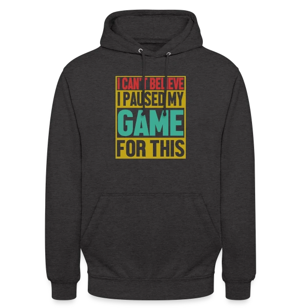 Gamer Authentique : Affichez Votre Vraie Nature sur Sweat-shirt à capuche unisexe