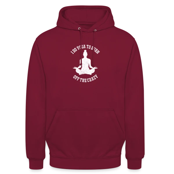 Humour Yoga Drôle sur Sweat-shirt à capuche unisexe