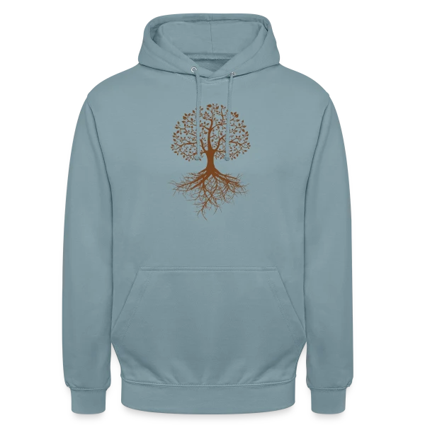 Arbre de Vie Racines Profondes sur Sweat-shirt à capuche unisexe