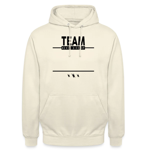 Équipe Personnalisable : Créez Votre Identité ! sur Sweat-shirt à capuche unisexe