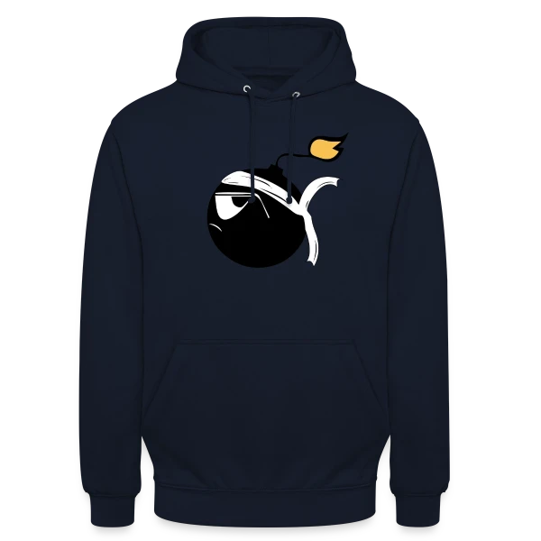 Bombe Corse Rebelle sur Sweat-shirt à capuche unisexe