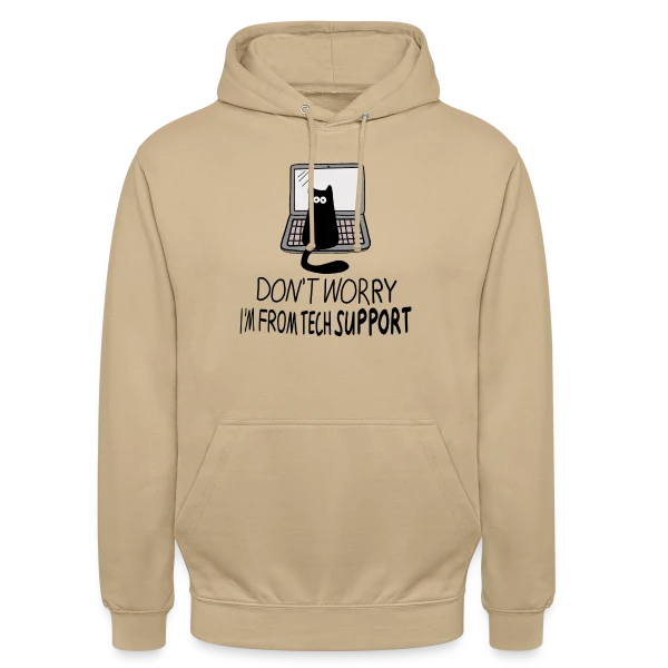 Chat de Support Technique sur Sweat-shirt à capuche unisexe