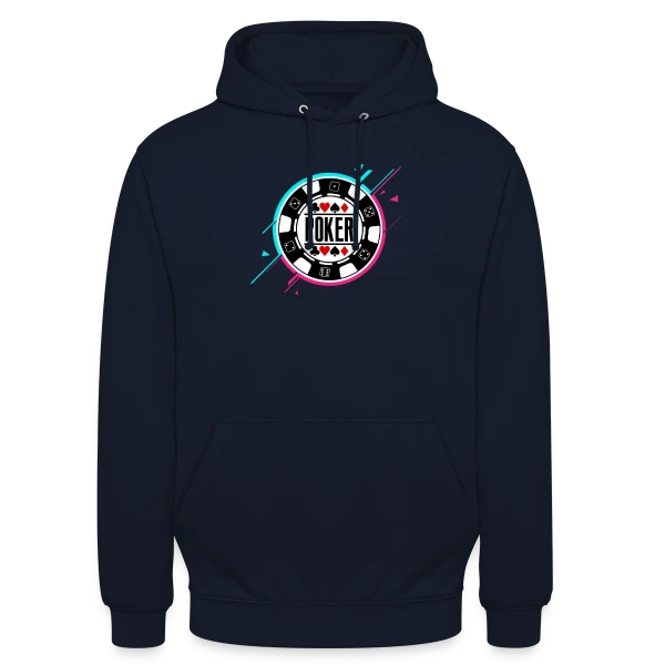 Poker: Personne ne se soucie de ce que tu as couché! sur Sweat-shirt à capuche unisexe