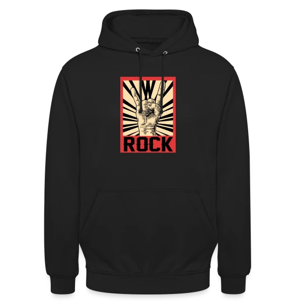 Simplement Rock sur Sweat-shirt à capuche unisexe