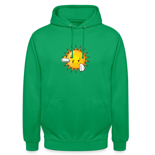 Soleil en Sueur - Humour Estival sur Sweat-shirt à capuche unisexe