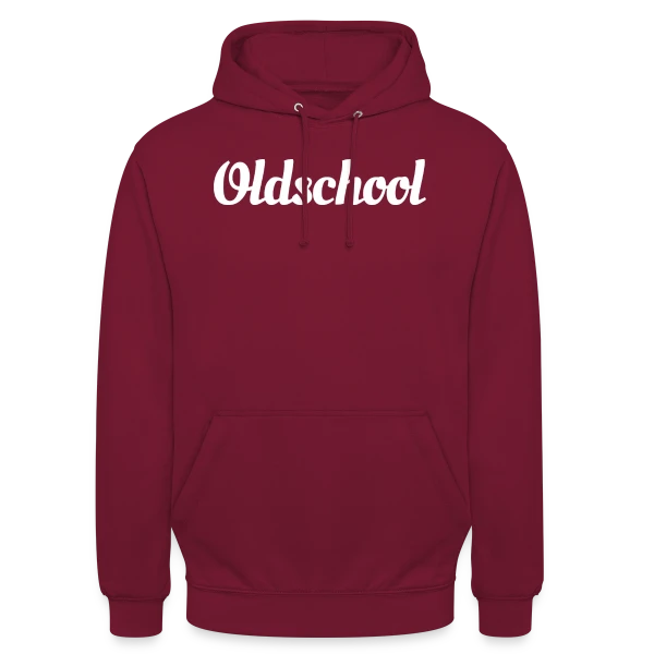 Typographie Rétro Oldschool sur Sweat-shirt à capuche unisexe