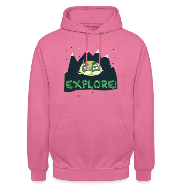 Randonnée Montagne Baskets sur Sweat-shirt à capuche unisexe