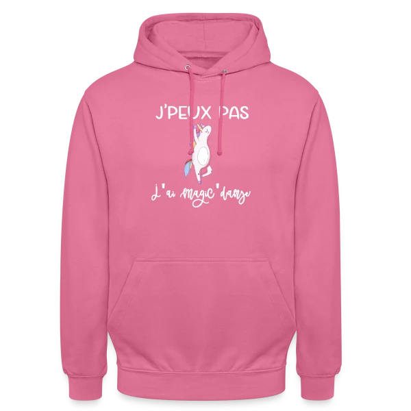 Licorne Danse Magique sur Sweat-shirt à capuche unisexe