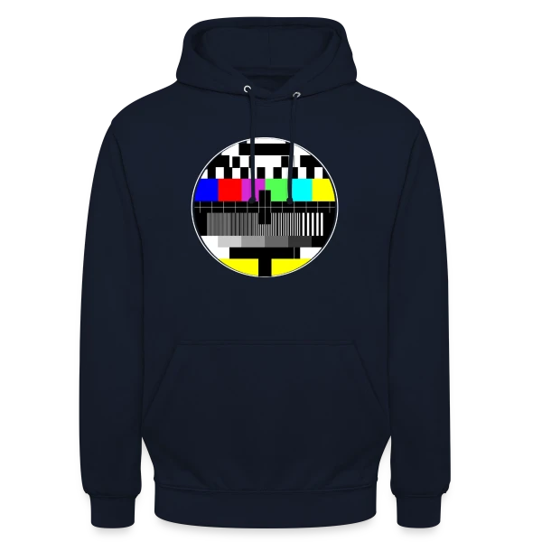 Mire TV Rétro Humour sur Sweat-shirt à capuche unisexe