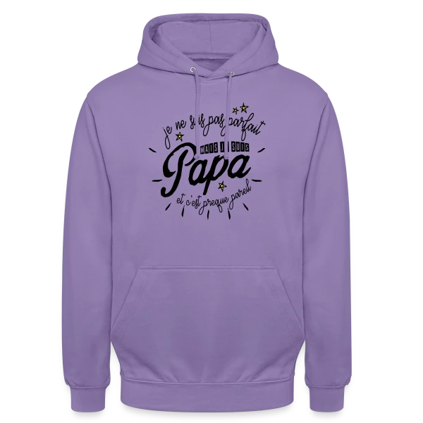 Papa Presque Parfait sur Sweat-shirt à capuche unisexe