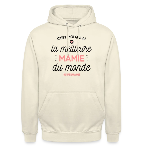 Mamie en Or : La Meilleure du Monde sur Sweat-shirt à capuche unisexe