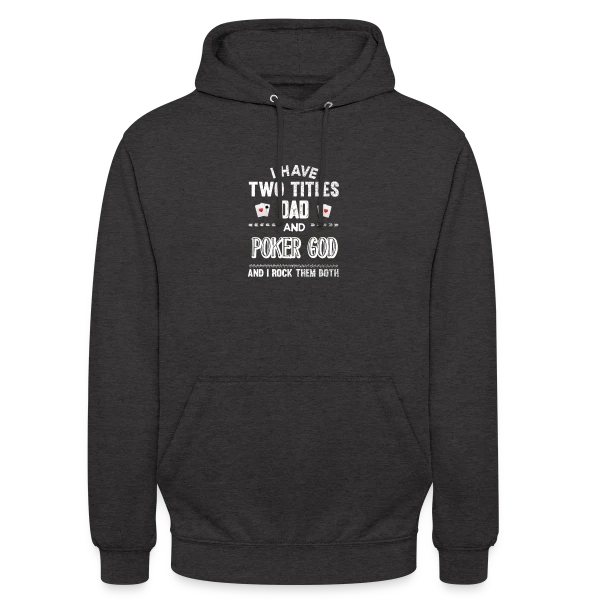 King of Poker sur Sweat-shirt à capuche unisexe