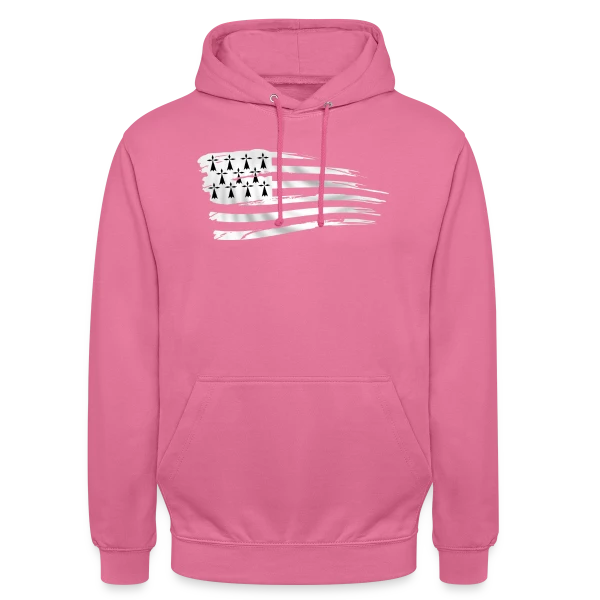 Drapeau Breton Stylisé sur Sweat-shirt à capuche unisexe