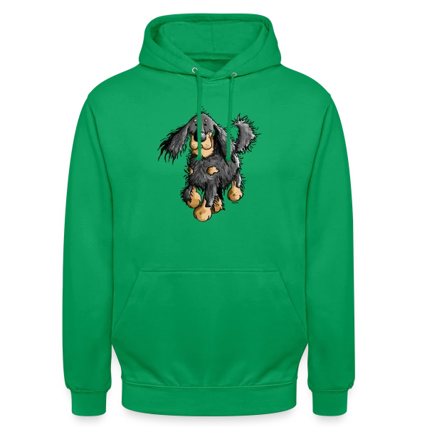 L'Agile Setter Gordon sur Sweat-shirt à capuche unisexe
