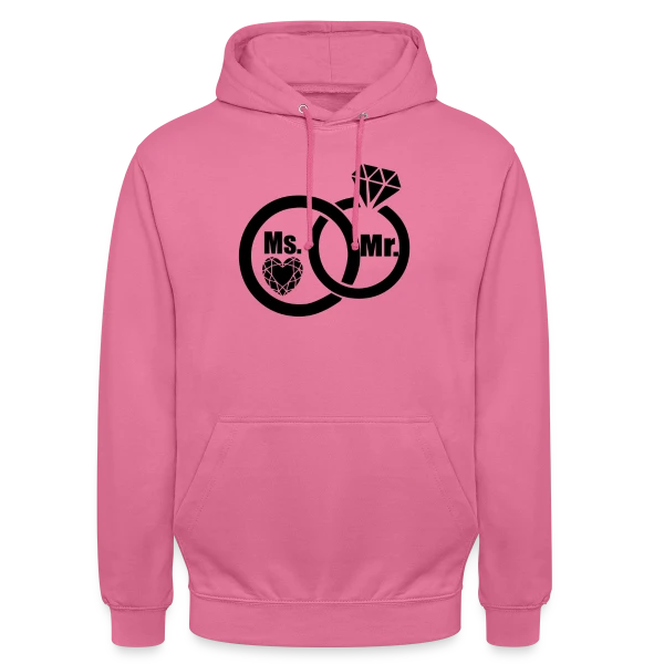 Célébration Mariage sur Sweat-shirt à capuche unisexe