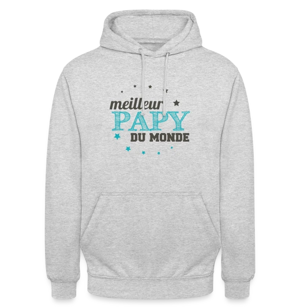 Le Meilleur Papy du Monde sur Sweat-shirt à capuche unisexe