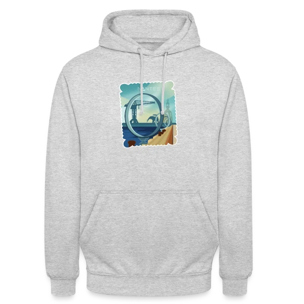Ville de Nantes - Design Urbain sur Sweat-shirt à capuche unisexe
