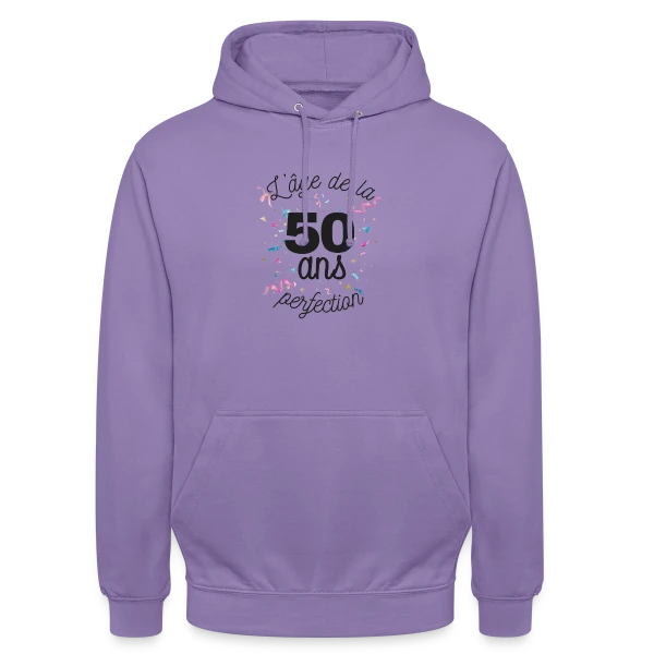 50 ans : L'Âge de la Perfection sur Sweat-shirt à capuche unisexe
