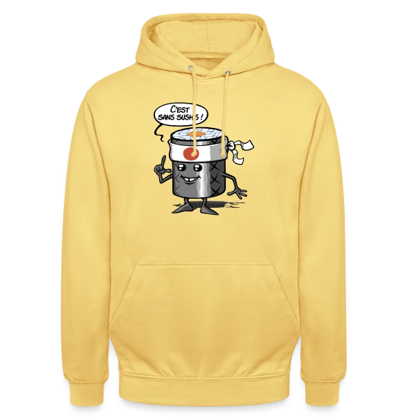 Sans Sushis : Zénitude et Sérénité Garantie sur Sweat-shirt à capuche unisexe