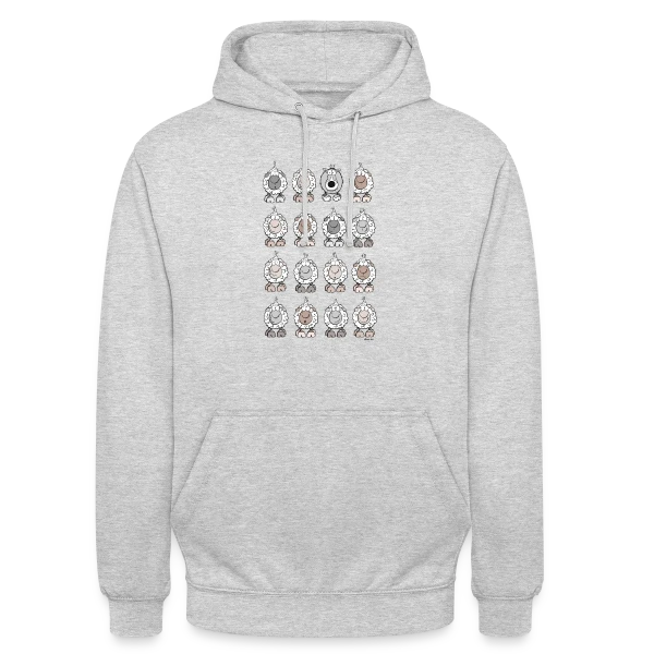 Le Loup dans la Bergerie sur Sweat-shirt à capuche unisexe
