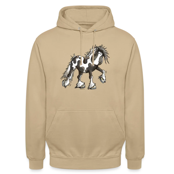Taciana, la Jument Irish Tinker sur Sweat-shirt à capuche unisexe