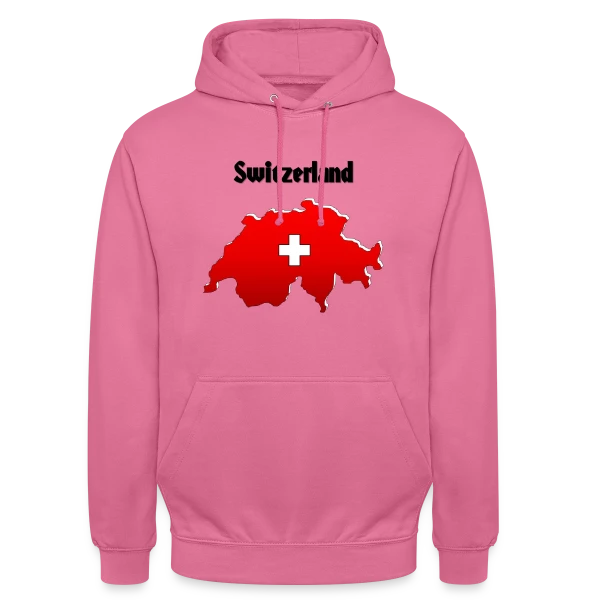 Voyage en Suisse sur Sweat-shirt à capuche unisexe