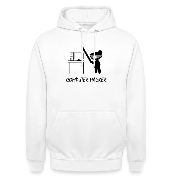 Codeur Ninja | Humour Hacker sur Sweat-shirt à capuche unisexe