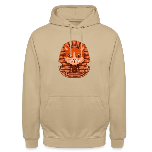 Pharaon Félin sur Sweat-shirt à capuche unisexe