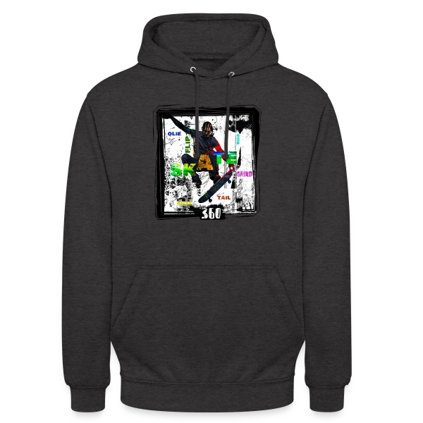 Skateur en Action L.I.P sur Sweat-shirt à capuche unisexe