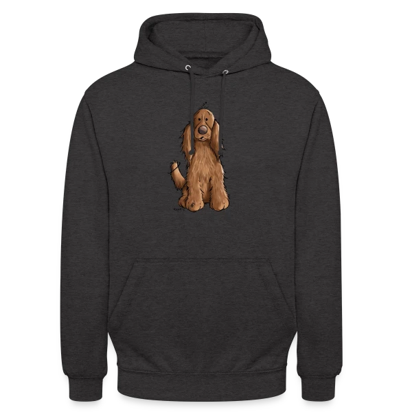 Cocker Spaniel en Position Assise - Dressage Chien sur Sweat-shirt à capuche unisexe