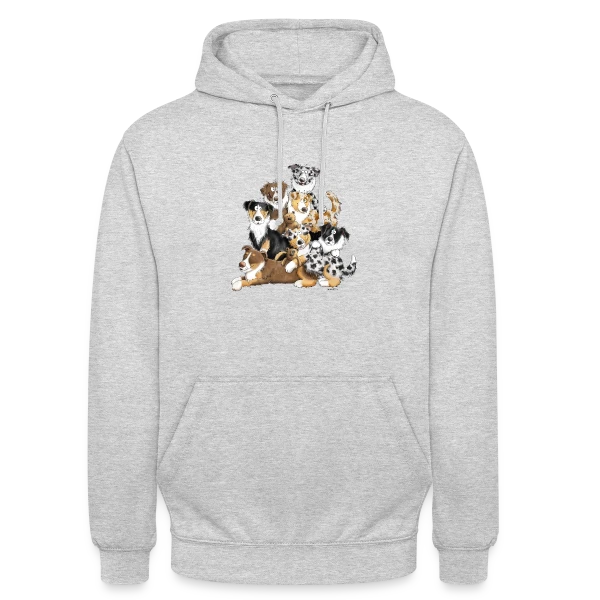 Berger Australien Rigolo : Le Chaos Adorable sur Sweat-shirt à capuche unisexe