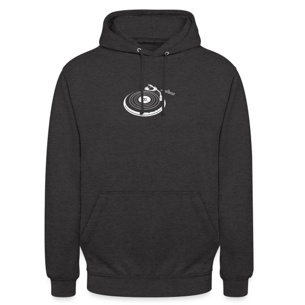 Platine Vinyle DJ Rétro sur Sweat-shirt à capuche unisexe