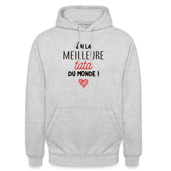 La Meilleure Tata du Monde sur Sweat-shirt à capuche unisexe