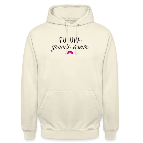 Future Grande Sœur : Annonce Originale & Cadeau Mignon sur Sweat-shirt à capuche unisexe