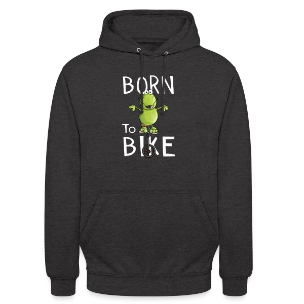Né Pour Pédaler - Frocg à Monocycle Comique sur Sweat-shirt à capuche unisexe