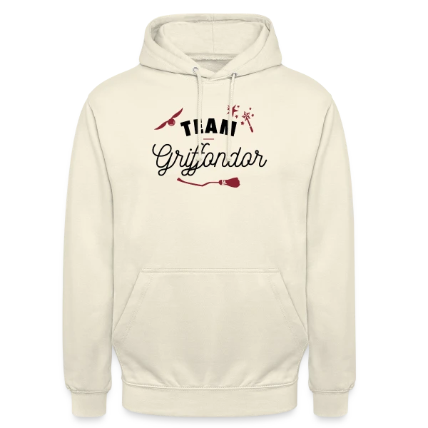 Team Gryffondor sur Sweat-shirt à capuche unisexe